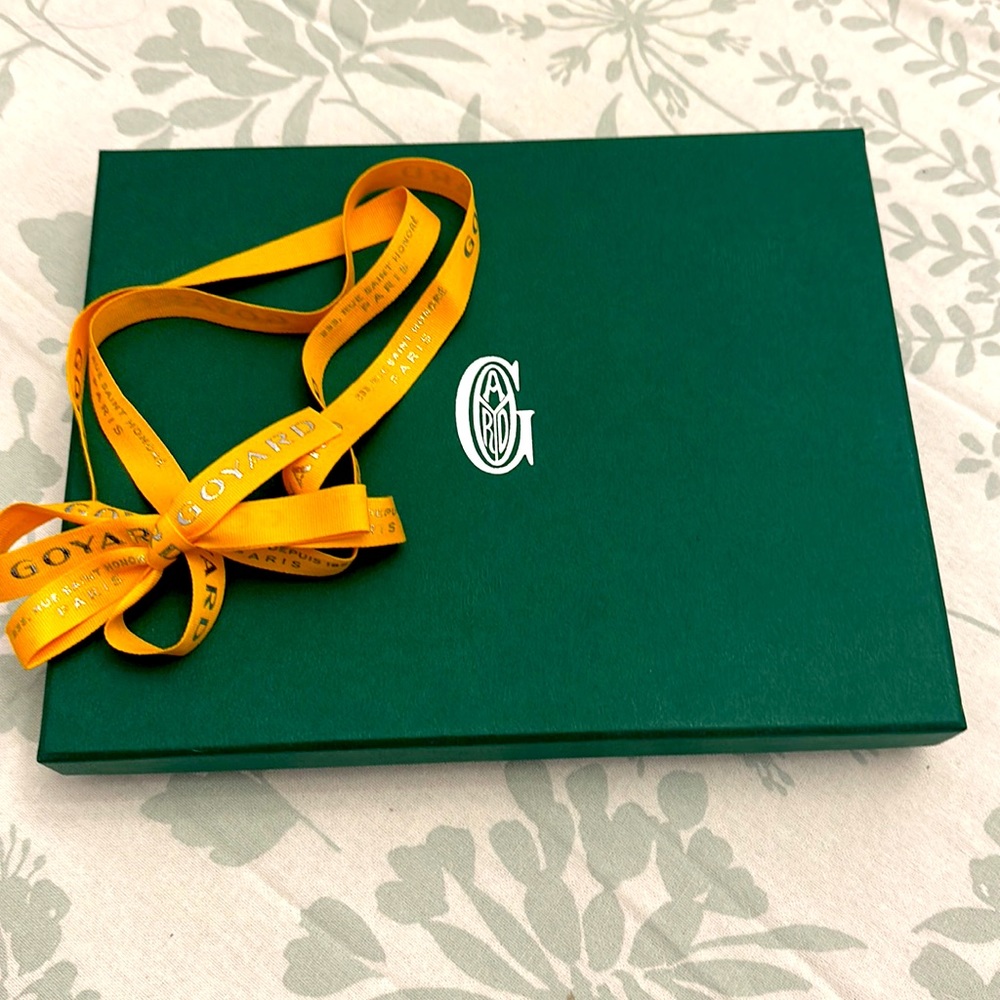 Authentic Goyard Gift Box, Ribbon
